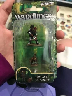 Various Miniature - Wardlings Boy Rogue & Monkey