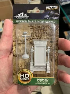 Various Miniature - Mirror & Bird On Stand