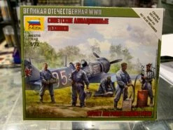 Zvezda 6187 1/72 Soviet Airforce Ground Crew Plastic Model Kit