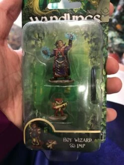 Various Miniature - Wardlings Boy Wizard & Imp