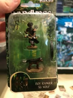 Various Miniature - Wardlings Boy Ranger & Wolf