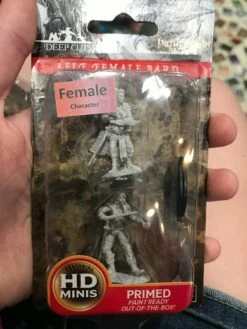 Various Miniature - Female Elf Bard