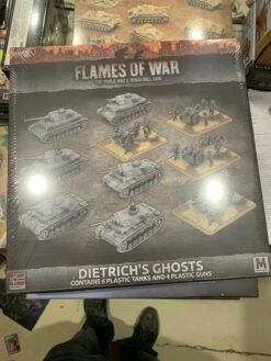 Flames Of War - Dietrich's Ghosts Army Deal (3x Pz III, 3x PzIV, 4x 10.5cm Guns)