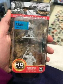 Various Miniature - Male Dwarf Sorcerer