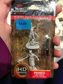 Various Miniature - Male Tiefling Warlock