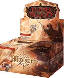 Flesh And Blood TCG Monarch Unlimited Booster Display