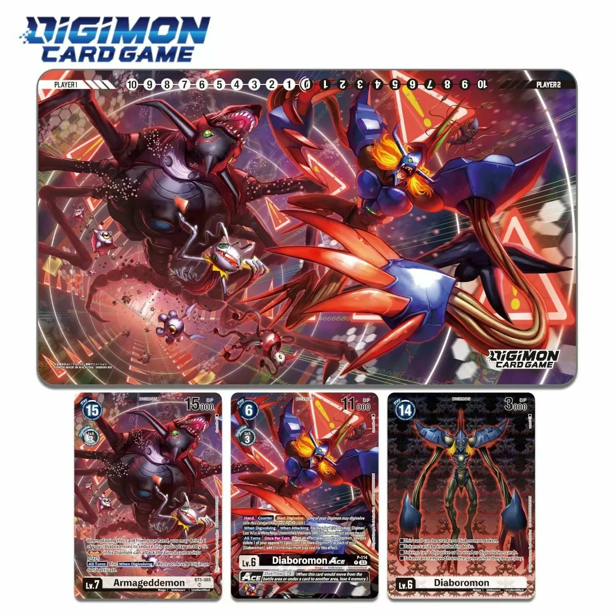 Digimon Card Game Tamer Goods Set Diaboromon (PB-16) 3 Digimon Card Game Tamer Goods Set Diaboromon (PB-16)