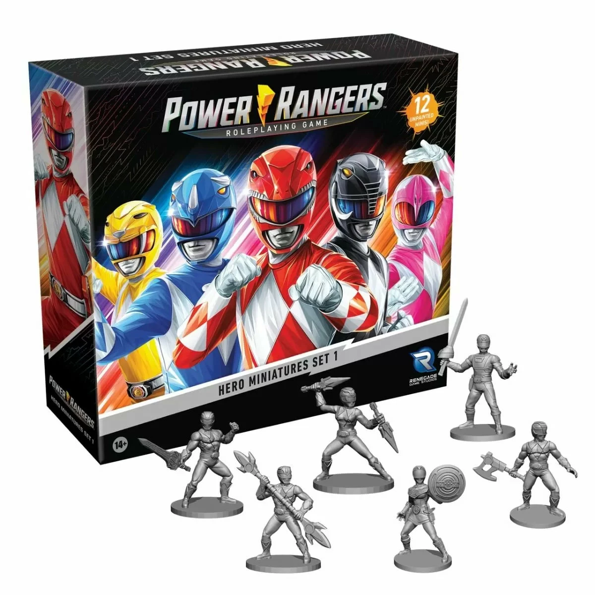 Power Rangers RPG - Hero Miniatures Set 1 3 Power Rangers RPG - Hero Miniatures Set 1