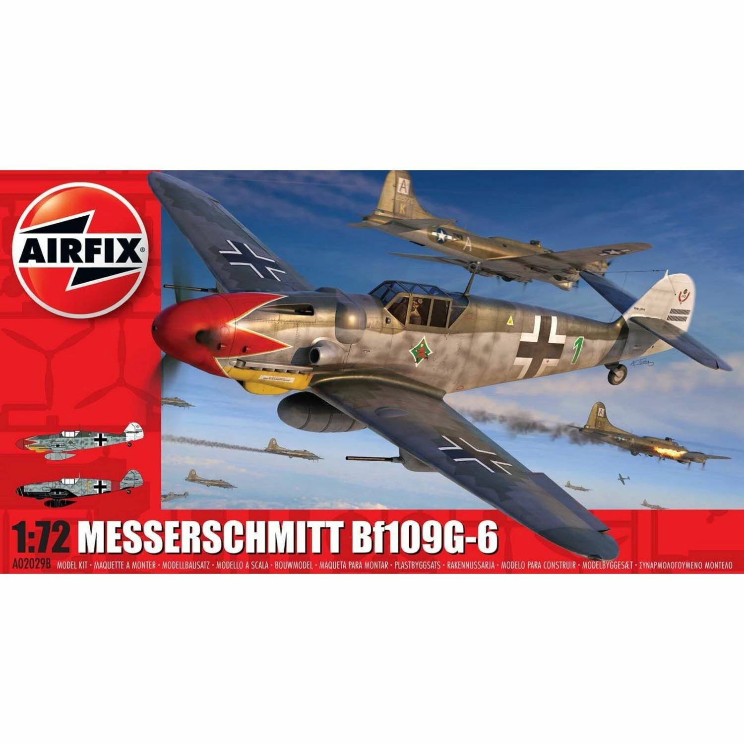 1:72 Messerschmitt Bf109G-6 By Airfix A02029B Model Aircraft 3 1:72 Messerschmitt Bf109G-6 By Airfix A02029B Model Aircraft