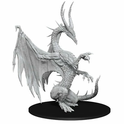 Miniature - Pathfinder - Unpainted Blue Dragon 3 Miniature - Pathfinder - Unpainted Blue Dragon