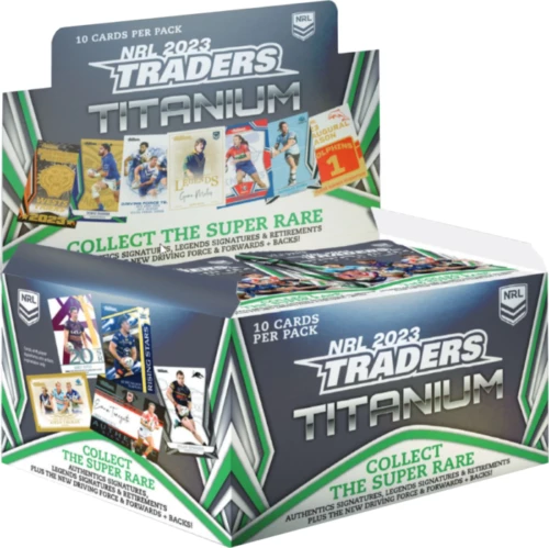 NRL 2023 Traders Sealed Titanium Hobby Box 3 NRL 2023 Traders Sealed Titanium Hobby Box