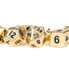 Various MDG 16mm Metal Polyhedral Dice Set: Gold -GAMES WORKSHOP Shop screen shot 2021 02 01 at 11.45.53 am