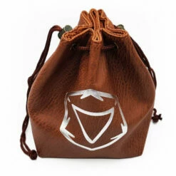 Various Dice Bag PU Leather - Brown