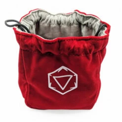 Various Dice Bag Velvet - Red